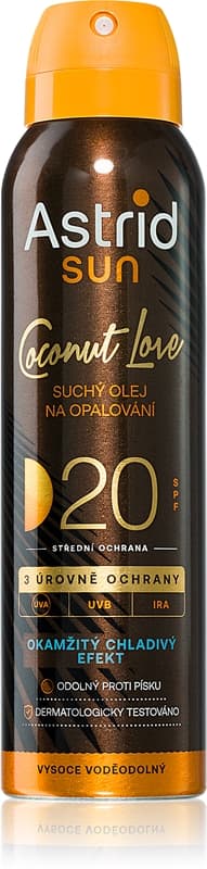 Sun Coconut Love suchy olejek do opalania SPF 20