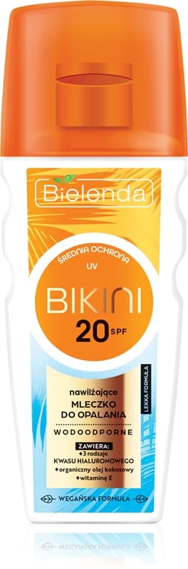 Bikini mleczko do opalania wodoodporne