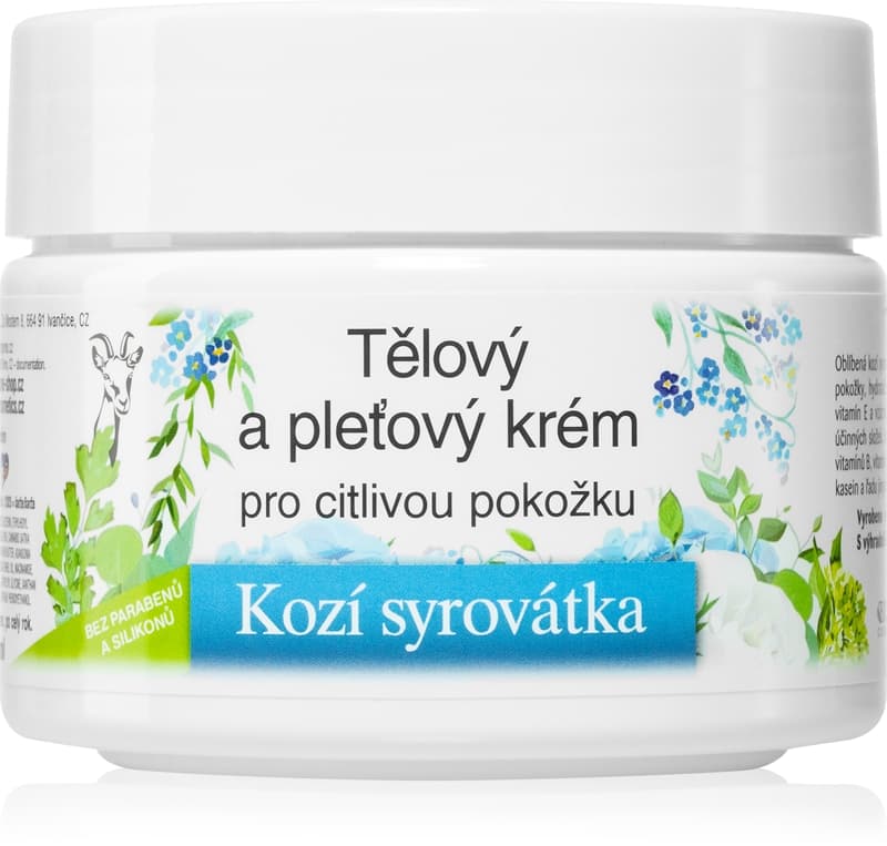 Goat Whey odżywczy krem do twarzy i ciała do skóry wrażliwej