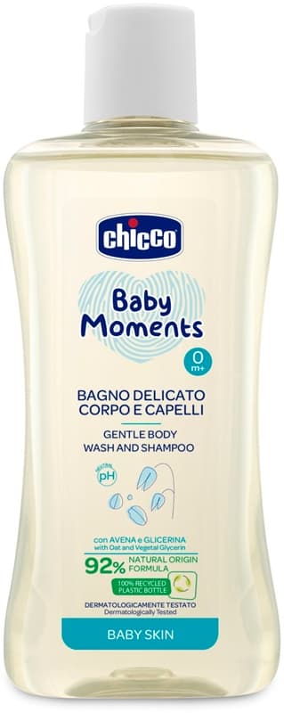 Baby Moments łagodny szampon dla dzieci włosów i ciała