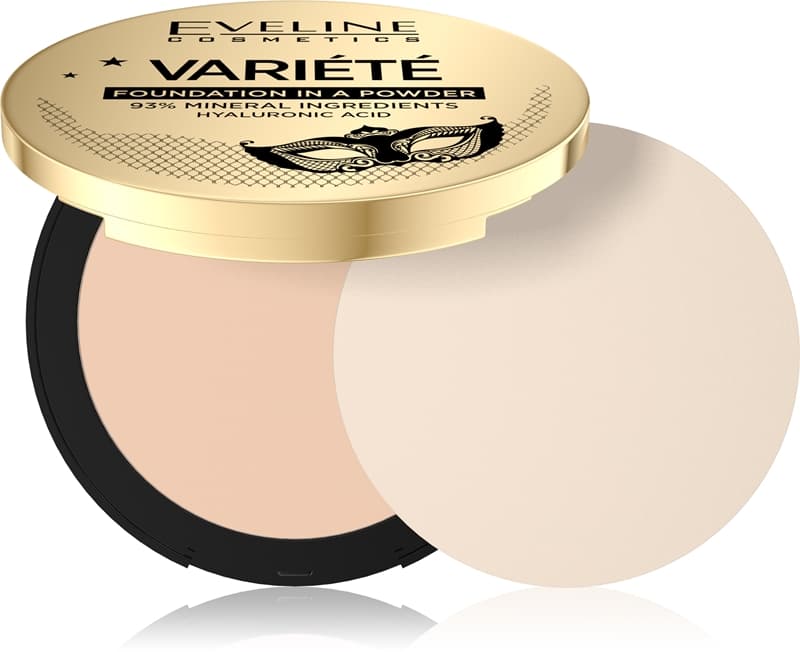 Variété kompaktowy puder mineralny z aplikatorem