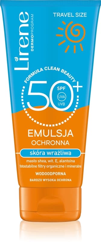 Sun care łagodząca emulsja ochronna dla cery wrażliwej