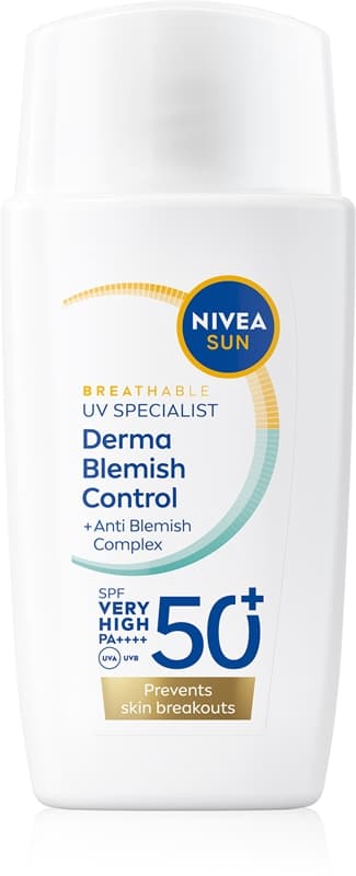 SUN Derma Skin Clear krem do opalania twarzy do skóry z niedoskonałościami