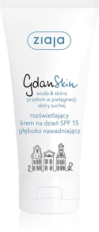 Gdanskin rozświetlający krem na dzień SPF 15 głęboko nawadniający