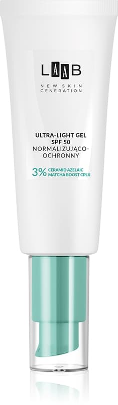 LAAB Clear Skin Solution lekki ochronny żel-krem SPF 50