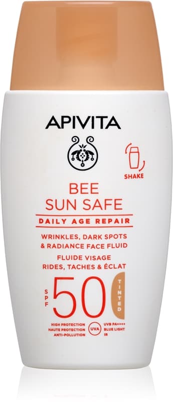 Bee Sun Safe Daily Age Repair Tinted Fluid SPF50 tonujący krem ochronny SPF 50