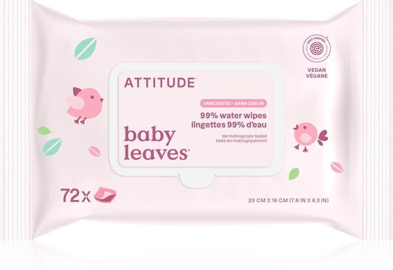Baby Leaves Water Wipes chusteczki nawilżane nieperfumowany