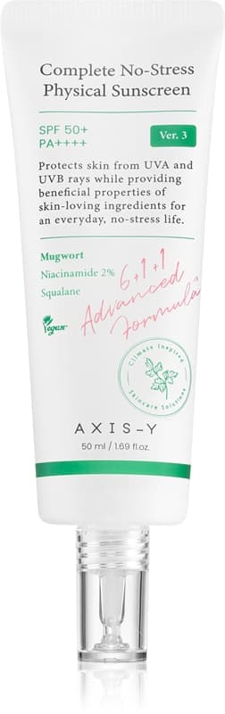 6+1+1 Advanced Formula Complete No-Stress Physical Sunscreen lekki krem ochronny do twarzy SPF 50+