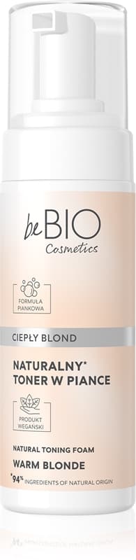 Natural Foam Toner Warm Blonde pianka tonująca do włosów