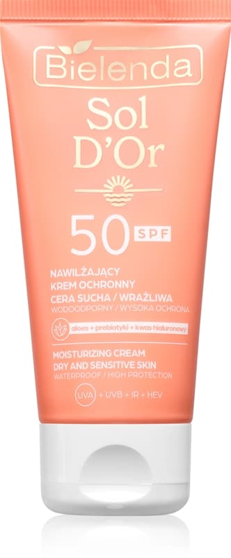 Sol D’or krem do opalania twarzy SPF 50