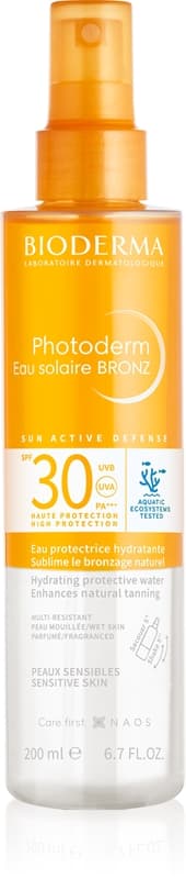 Photoderm Eau Solaire BRONZ spray do opalania z bronzerem