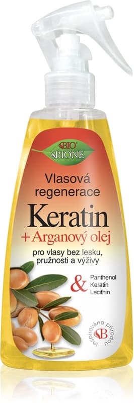 Keratin + Argan odżywka regenerująca bez spłukiwania do włosów