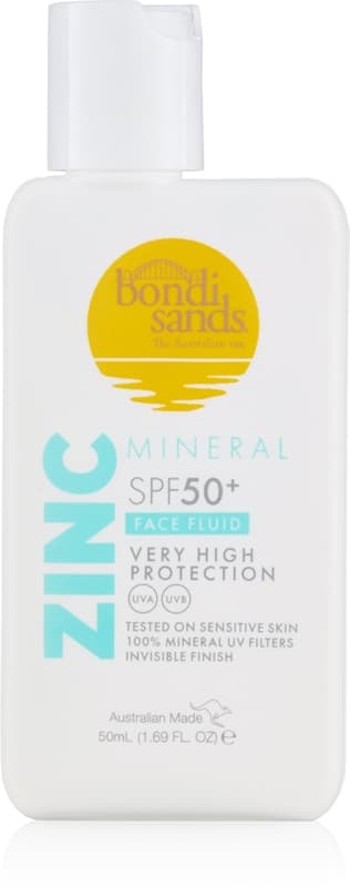 SPF 50+ Zinc Mineral Face Fluid mineralny fluid ochronny do twarzy SPF 50+