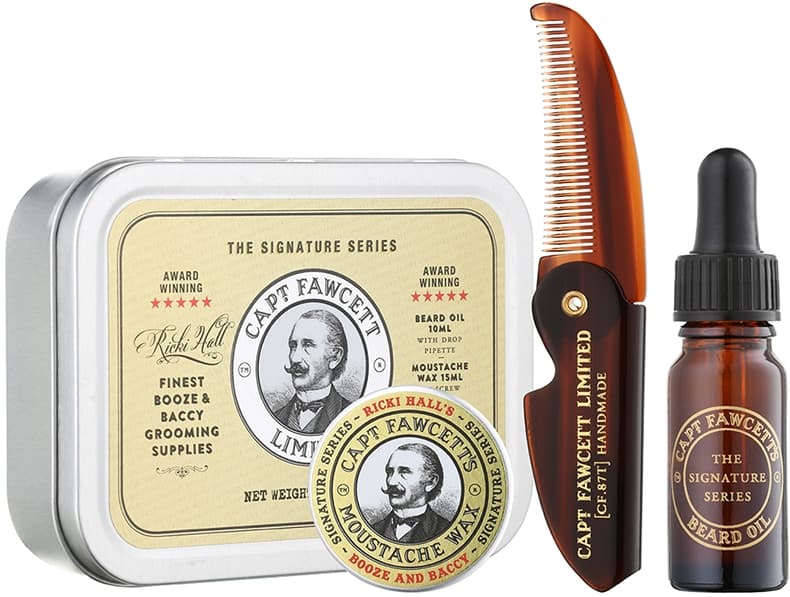 Ricki Hall´s Booze & Baccy Grooming Kit zestaw upominkowy do zarostu dla mężczyzn
