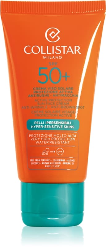 Special Perfect Tan Active Protection Sun Face Cream przeciwzmarszczkowy krem do opalania SPF 50+