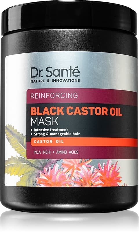 Black Castor Oil intensywna maseczka do włosów