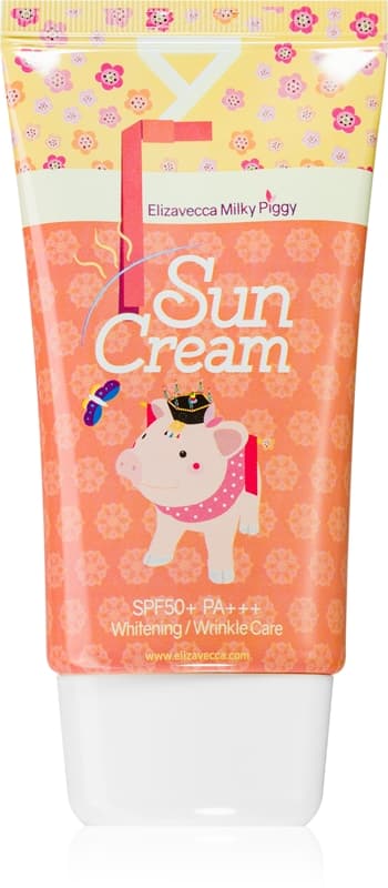 Milky Piggy Sun Cream rozświetlający krem ochronny do opalania SPF 50+