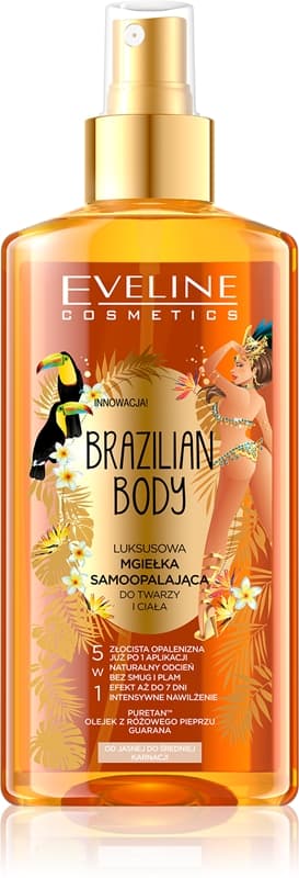 Brazilian Body brązujący spray samoopalający nadający naturalny wygląd