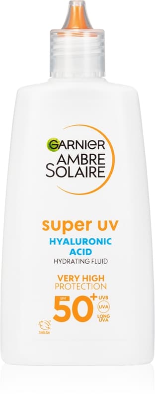 Ambre Solaire Super UV Hyaluronic Acid lekki fluid ochronny o działaniu nawilżającym