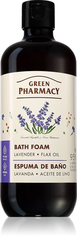 Lavender & Linseed Oil Bath Foam piana do kąpieli z lawendą