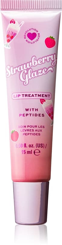 Milkshake Strawberry Glaze balsam do ust odżywiający i nadający doskonały wygląd z peptydami