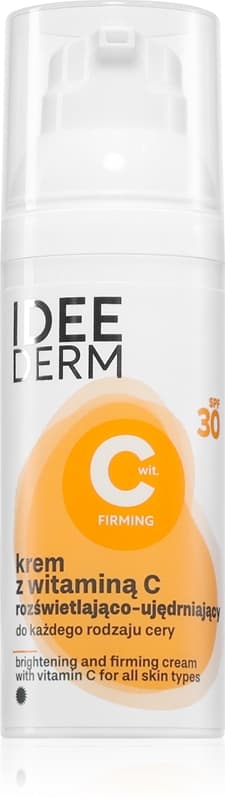 Idee Derm Vitamin C krem na dzień rozjaśniający i ujędrniający SPF 30