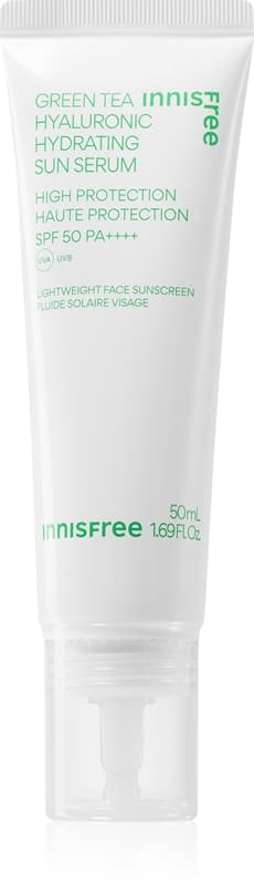 Green Tea Hyaluronic Sun Serum nawilżający fluid ochronny o działaniu uspokajającym