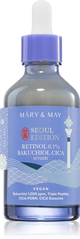 Retinol 0.1% Bakuchiol Cica Serum serum przeciwzmarszczkowe odnawiający barierę ochronną skóry