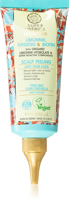 Limonnik, Ginseng & Biotin peeling do włosów przeciw wypadaniu włosów