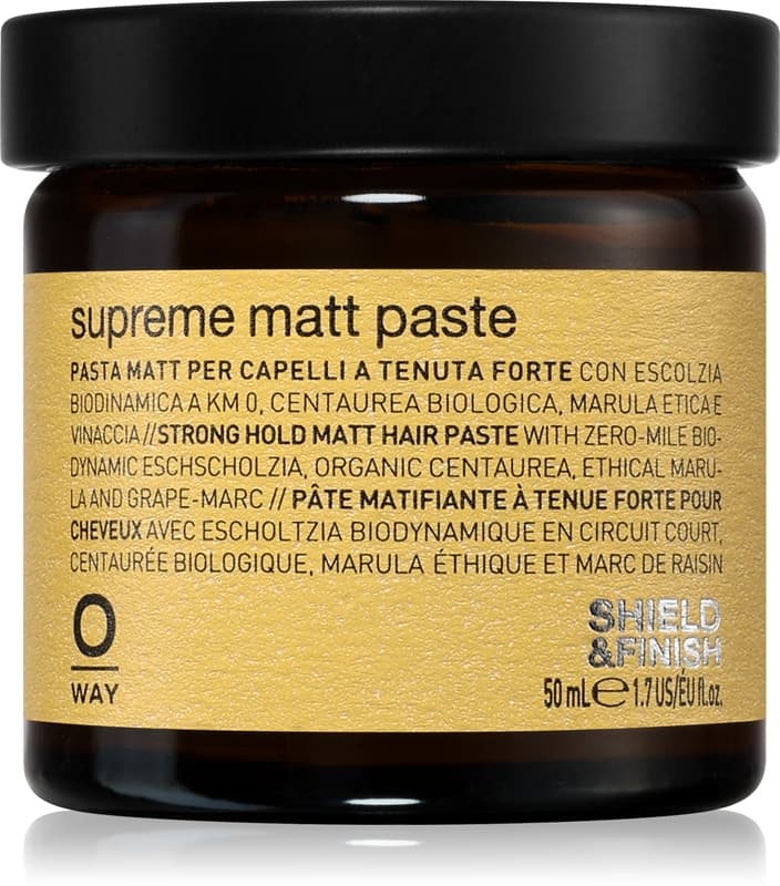 Shield & Finish Supreme Matt Paste matowa pasta do stylizacji ze średnim utrwaleniem