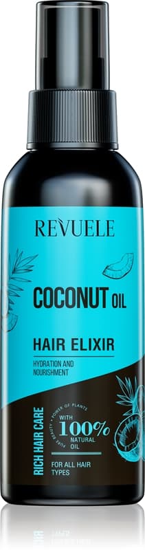 Coconut Oil Hair Elixir eliksir bez spłukiwania włosów przed wysoką temperaturą