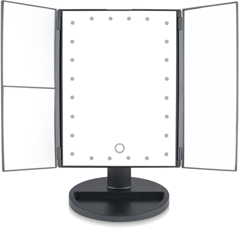 24LED Touch Dimmable Make-up Mirror lusterko kosmetyczne z podświetleniem LED
