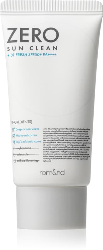 Zero Sun Clean mineralny fluid ochronny do twarzy SPF 50+