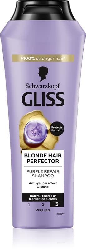 Gliss Blonde Hair Perfector szampon do włosów neutralizująca żółtawe odcienie