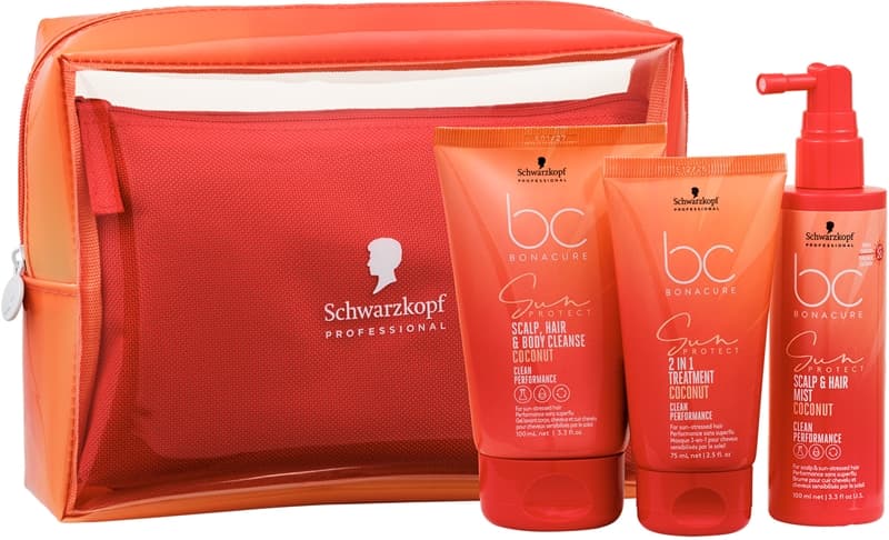BC Bonacure Sun Protect Sun Bag zestaw podróżny do włosów narażonych na szkodliwe działanie promieni słonecznych