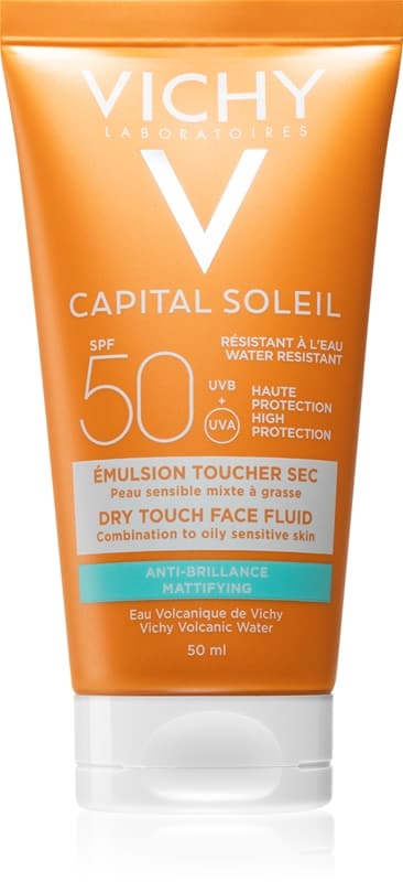 Capital Soleil Idéal Soleil ochronny fluid matujący do twarzy SPF 50