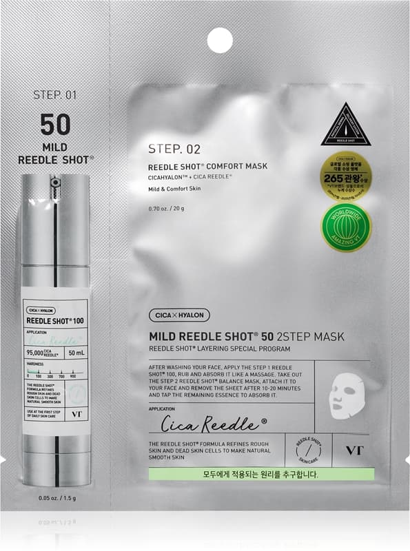Reedle Shot 50 2-Step Mask maseczka intensywnie regenerująca do dwufazowej pielęgnacji skóry