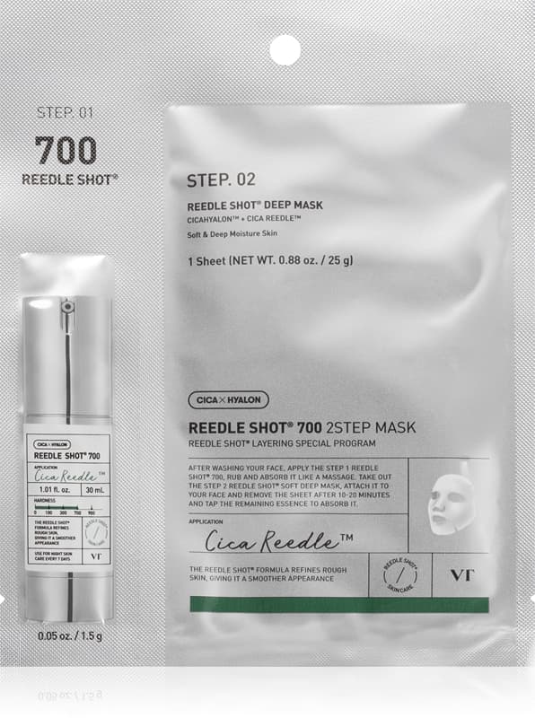 Reedle Shot 700 2-Step Mask maseczka intensywnie regenerująca do dwufazowej pielęgnacji skóry