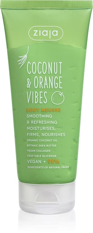 Coconut & Orange Vibes pianka do ciała o działaniu nawilżającym