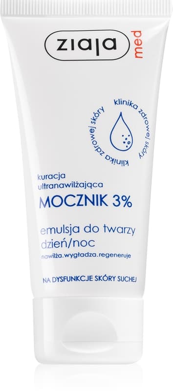 Kuracja Ultranawilżająca Mocznik emulsja do twarzy