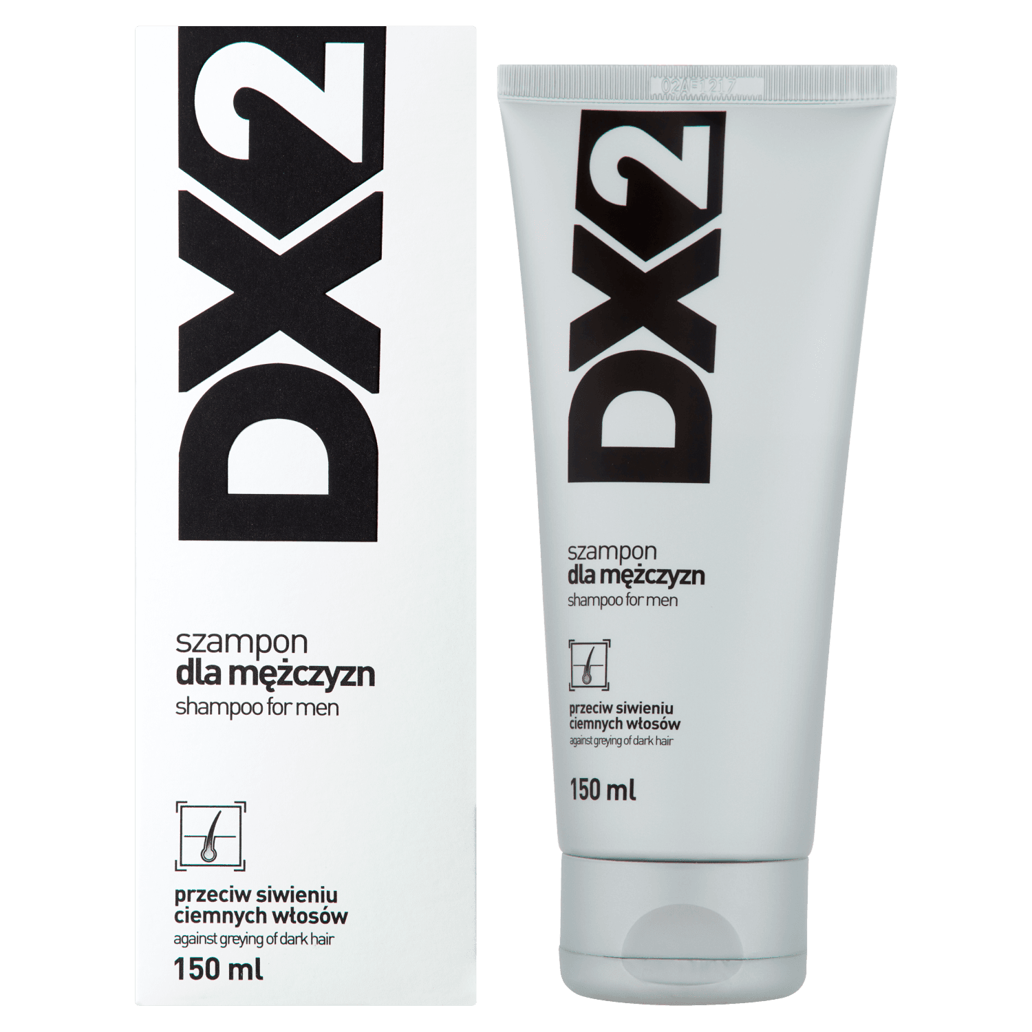 DX2 Siwe włosy
